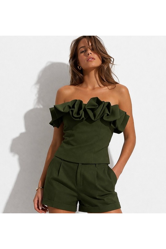 Top Donna Beige Osley - Mochy H10836 Efashion Paris