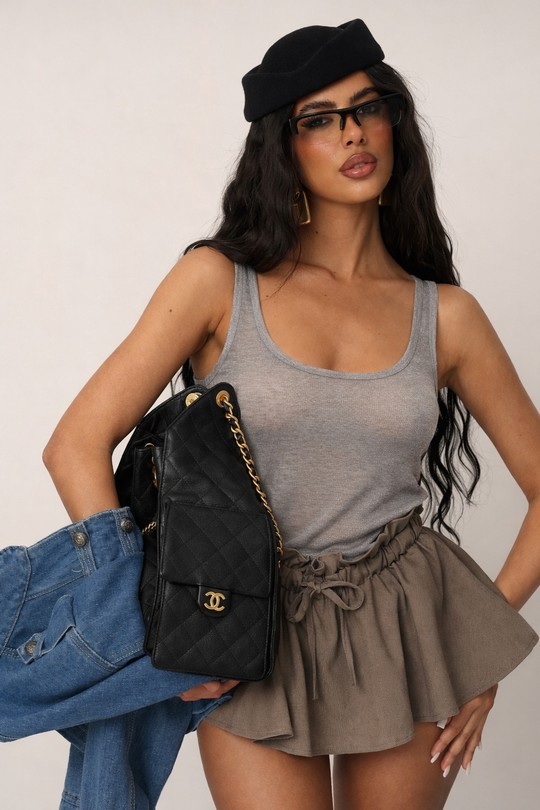 Débardeurs Femme Vert Osley - Mochy H15113 Efashion Paris