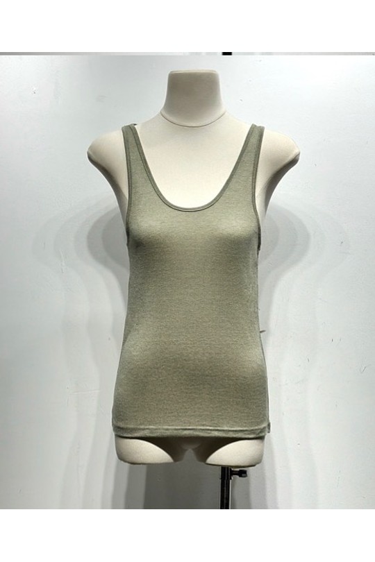 Débardeurs Femme Vert Osley - Mochy H15113 Efashion Paris