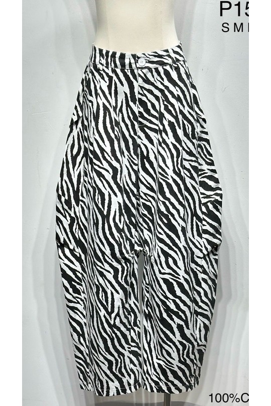 Pantalons Femme Zèbre Osley - Mochy P15173 Efashion Paris