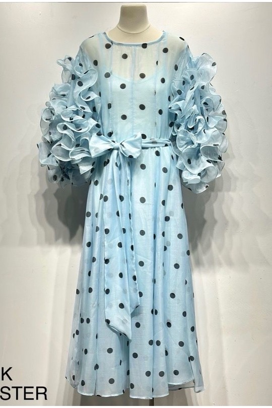 Robes longues Femme Bleu Osley - Mochy R13976 Efashion Paris