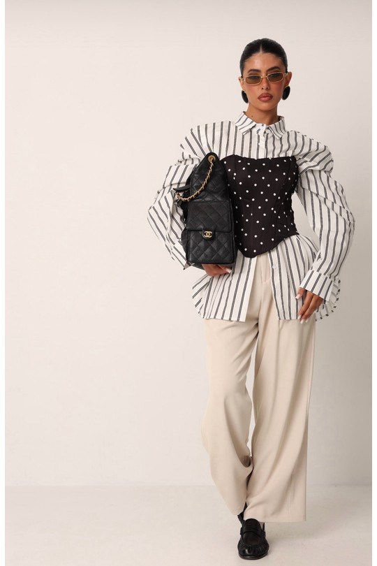 Tops Femme Noir Osley - Mochy H13129 Efashion Paris