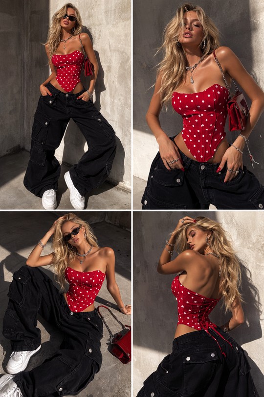 Tops Femme Noir Osley - Mochy H13129 Efashion Paris