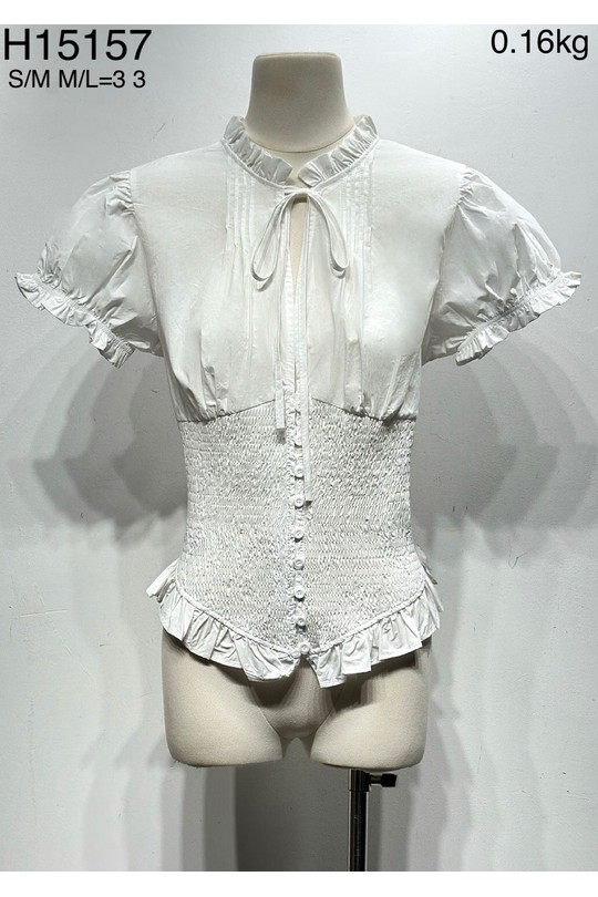 Blouses Femme Bleu clair Osley - Mochy H15157 Efashion Paris