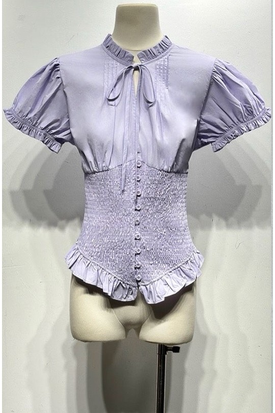 Blouses Femme Bleu clair Osley - Mochy H15157 Efashion Paris