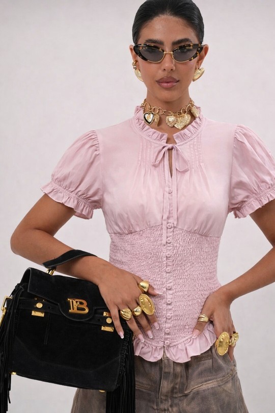 Blouses Femme Bleu clair Osley - Mochy H15157 Efashion Paris