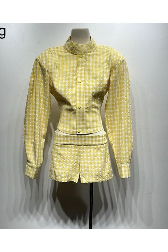 Ensembles Femme Jaune clair Osley - Mochy EC15158 Efashion Paris