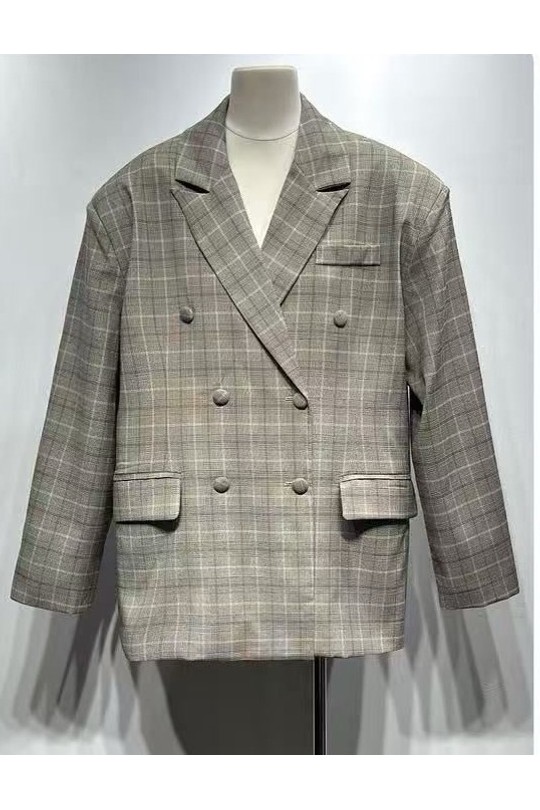 Vestes  Femme Taupe Osley - Mochy V13317 Efashion Paris