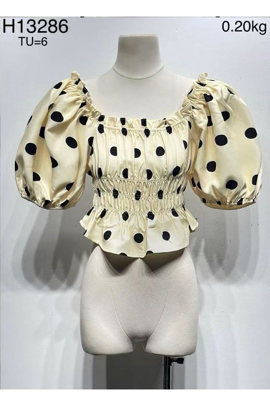 Tops Femme Jaune Osley - Mochy H13286 Efashion Paris