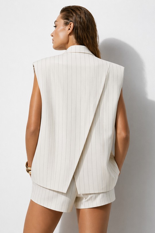 Gilets Femme Beige Osley - Mochy G15532 Efashion Paris