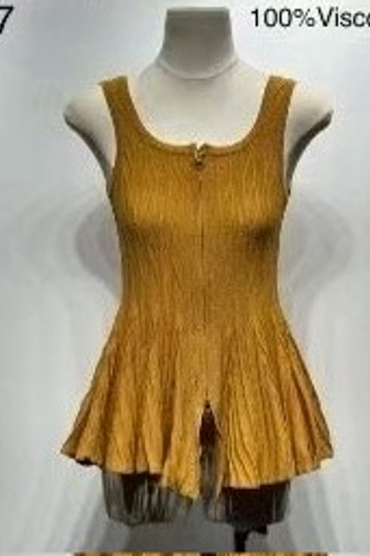 Tops Femme Moutarde Osley - Mochy PL11137 Efashion Paris