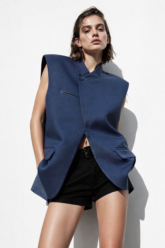 Gilets Femme Beige Osley - Mochy G15215 Efashion Paris