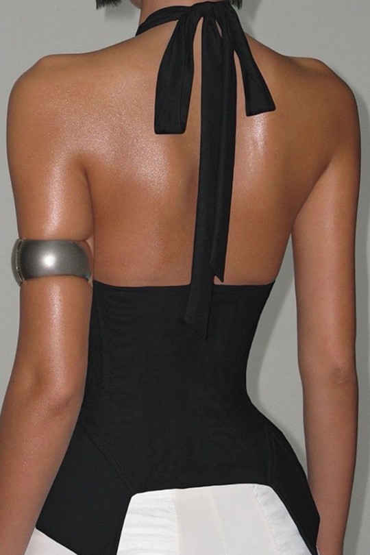 Tops Femme Noir Osley - Mochy ST13700 Efashion Paris