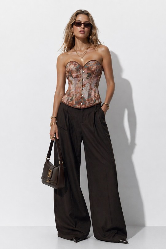 Tops Femme Vert Osley - Mochy ST15265 Efashion Paris