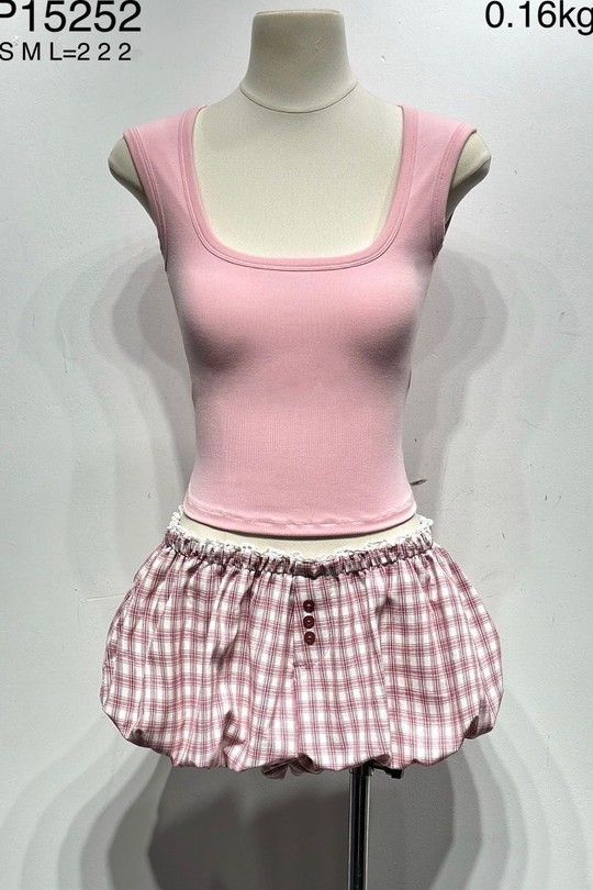 Shorts Femme Rose Osley - Mochy P15252 Efashion Paris