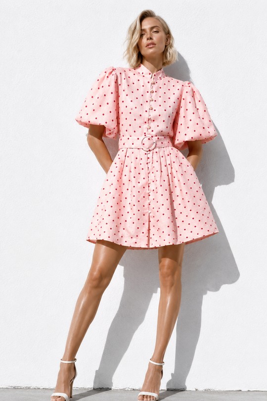 Short dresses Women Lilac Osley - Mochy R15030 Efashion Paris