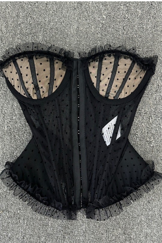 Tops Mujer Black Osley - Mochy ST13212 Efashion Paris