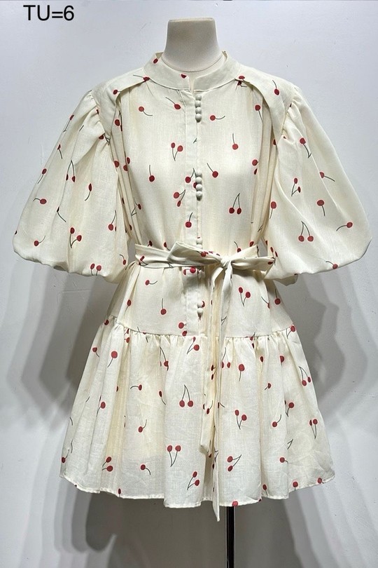 Robes courtes Femme Beige Osley - Mochy R15896 Efashion Paris