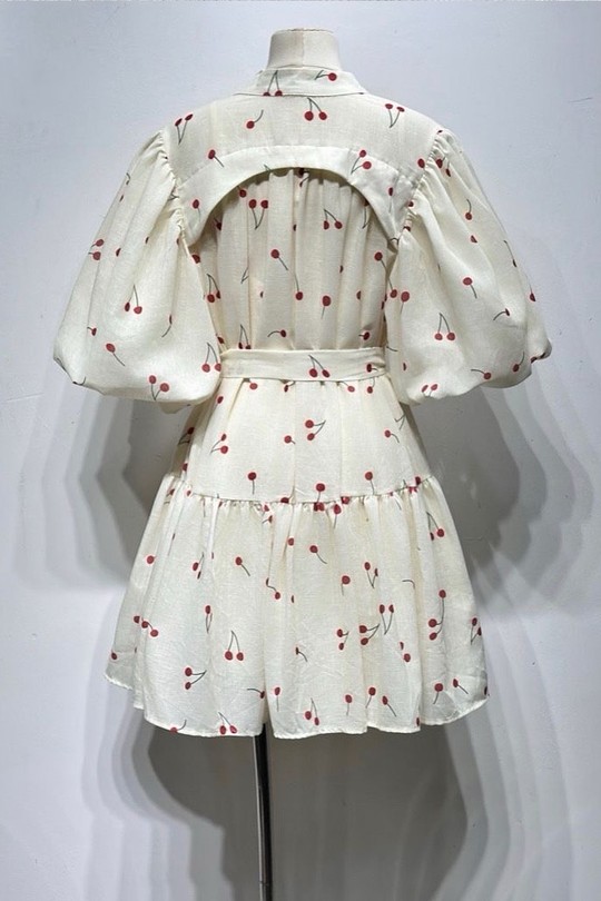 Robes courtes Femme Beige Osley - Mochy R15896 Efashion Paris