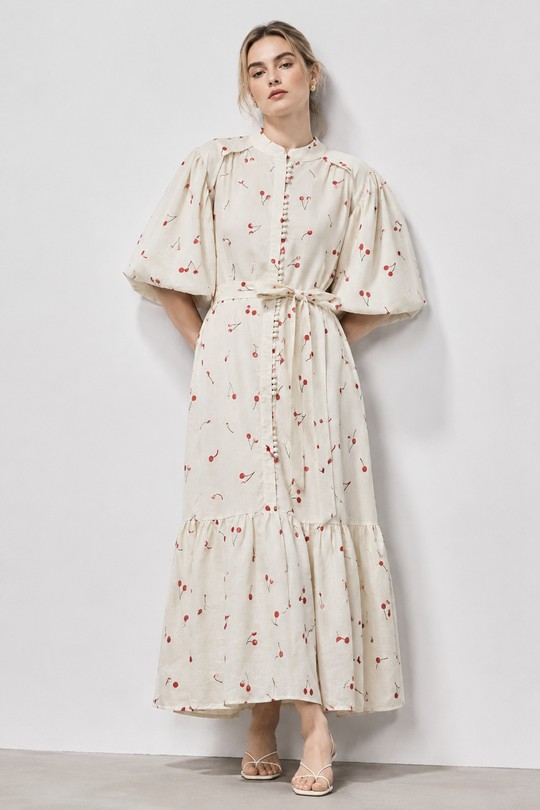 Robes longues Femme Beige Osley - Mochy R15897 Efashion Paris