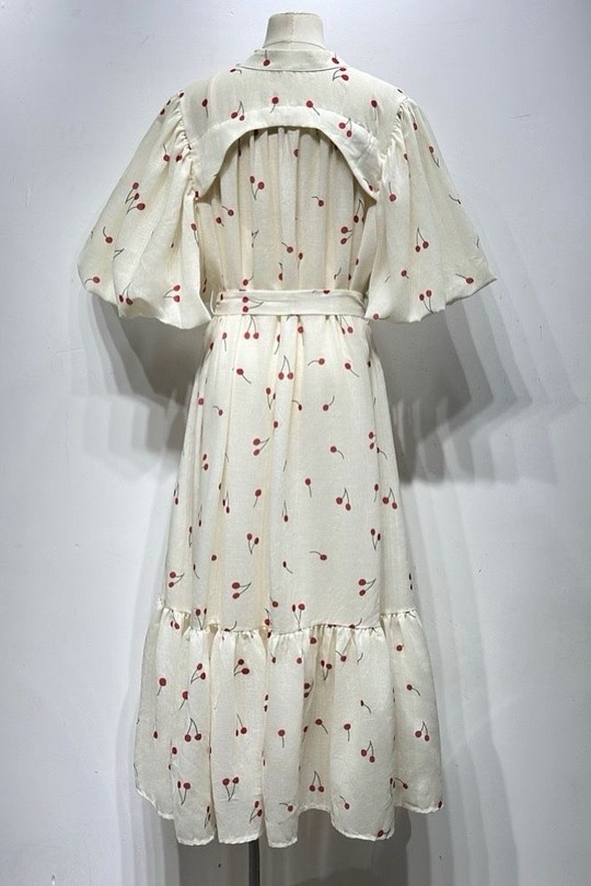 Robes longues Femme Beige Osley - Mochy R15897 Efashion Paris