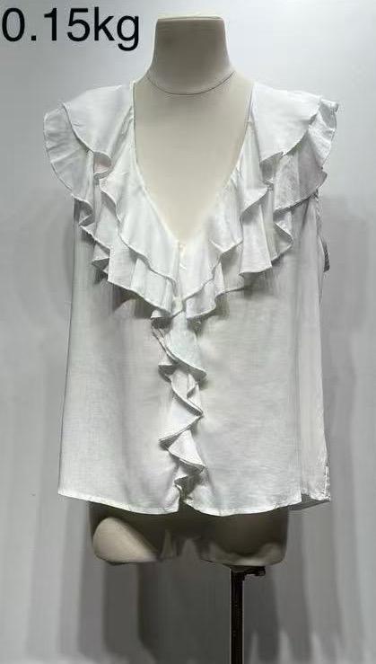 Tops Femme Blanc Osley - Mochy H11010 #c Efashion Paris