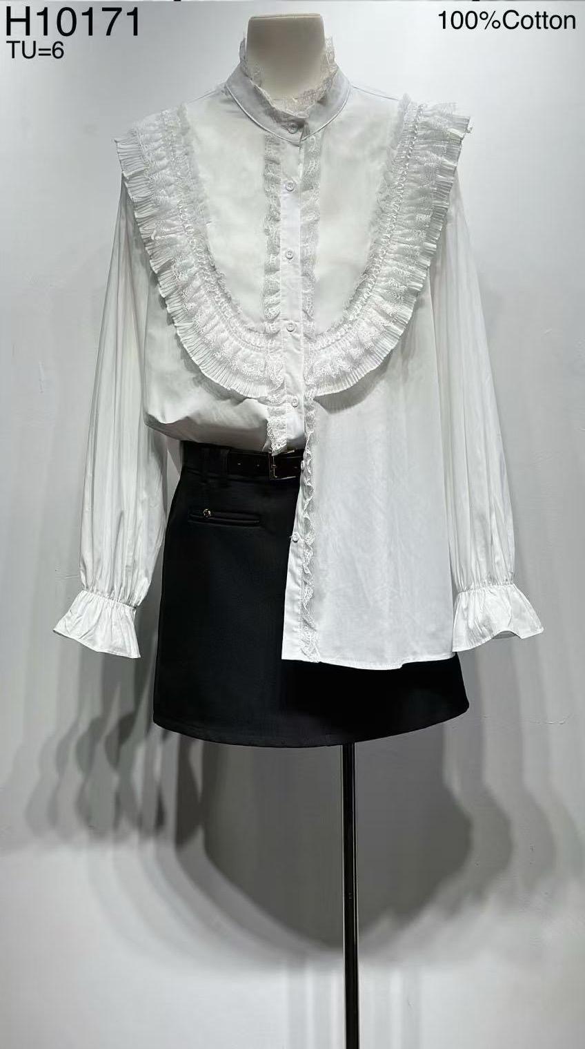 Chemises Femme Blanc Osley - Mochy H10171 #c Efashion Paris