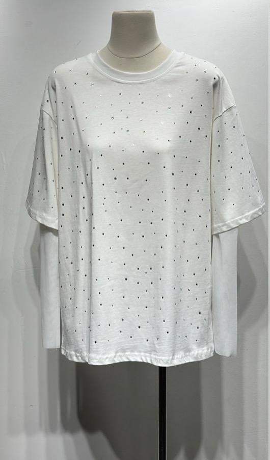 T-shirts Femme Blanc Osley - Mochy H7178 #c Efashion Paris