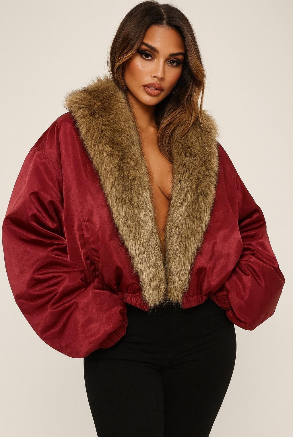 Doudounes Femme Bordeaux Osley - Mochy D6578 #c Efashion Paris