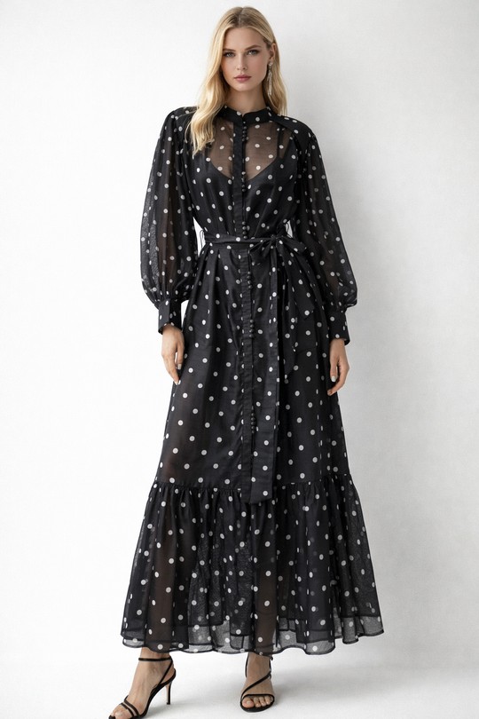 Robes longues Femme Bleu Osley - Mochy R11558 #c Efashion Paris