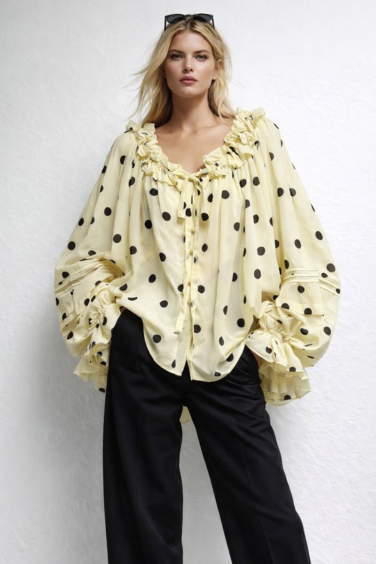 Blouses Femme Beige Osley - Mochy H13990 #c Efashion Paris