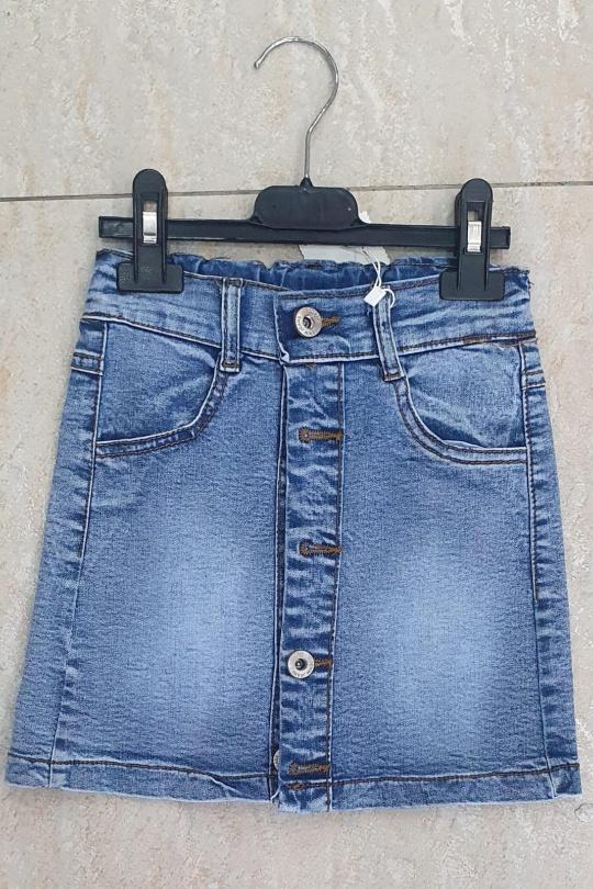 Bas Enfant & Bébé  Bleu ciel LOLILOL  JUPE BOUTON Efashion Paris