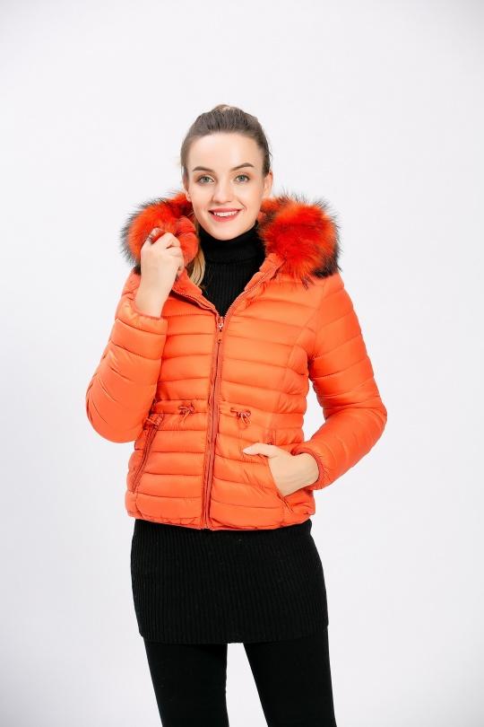 Doudounes Femme Orange CMP55 / DIX-ONZE A085ORANGE Efashion Paris