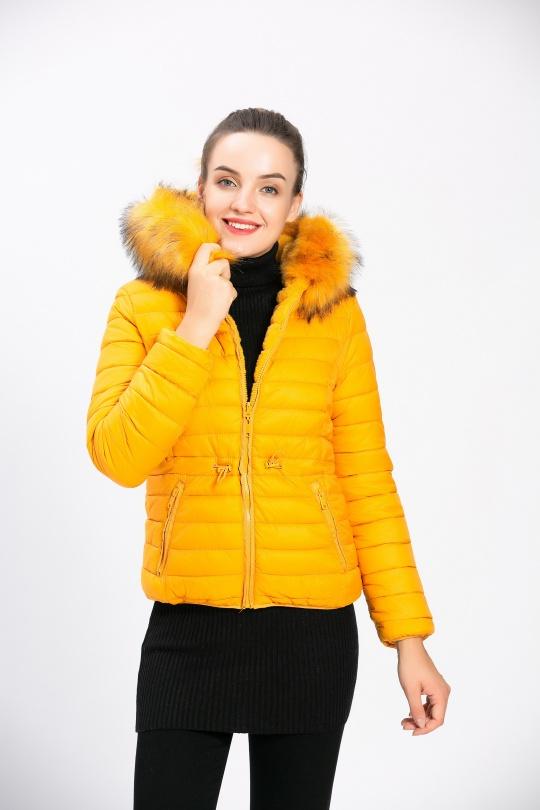 Doudounes Femme Moutarde CMP55 / DIX-ONZE A085MOUTARDE Efashion Paris