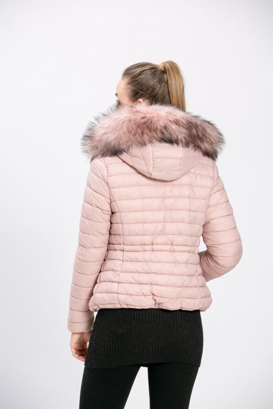 Chaquetas de plumón Mujer Pink CMP55 / DIX-ONZE A085ROSE Efashion Paris