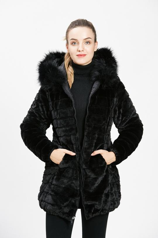 Doudounes Femme Noir CMP55 / DIX-ONZE A086NOIR Efashion Paris