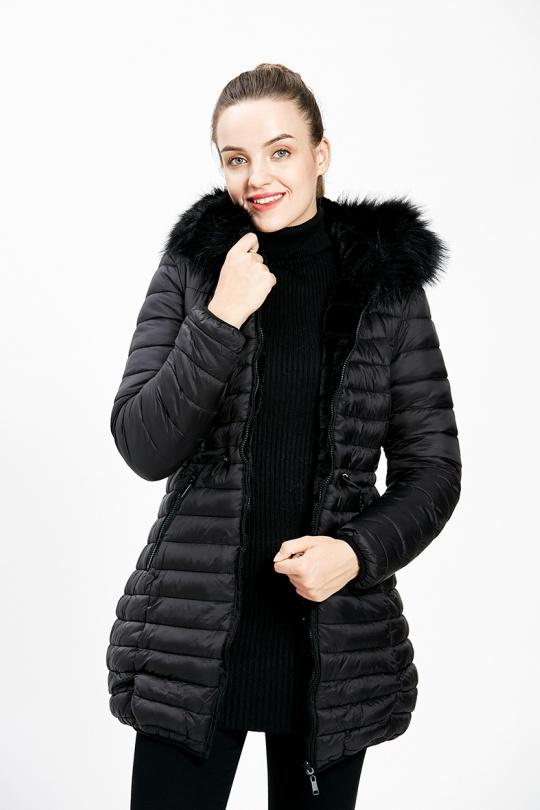 Doudounes Femme Noir CMP55 / DIX-ONZE A086NOIR Efashion Paris