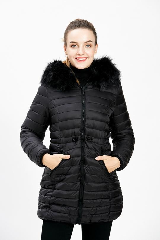Doudounes Femme Noir CMP55 / DIX-ONZE A086NOIR Efashion Paris