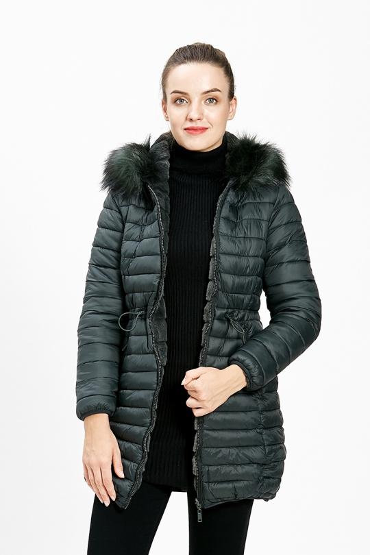 Doudounes Femme Vert sapin CMP55 / DIX-ONZE A086V.SAPIN Efashion Paris