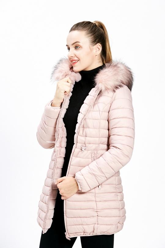 Doudounes Femme Rose CMP55 / DIX-ONZE A086ROSE Efashion Paris