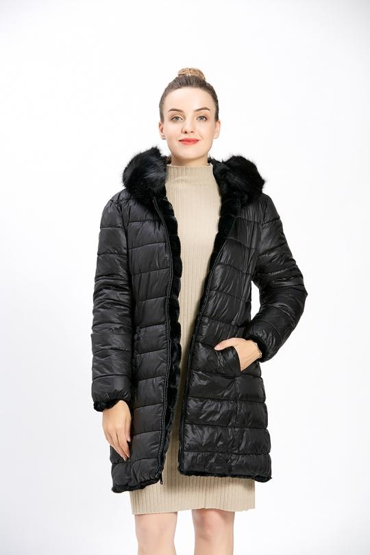 Doudounes Femme Noir CMP55 / DIX-ONZE GS059NOIR Efashion Paris