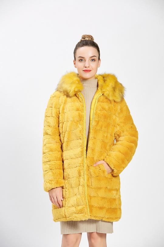 Doudounes Femme Moutarde CMP55 / DIX-ONZE GS059MOUTARDE Efashion Paris