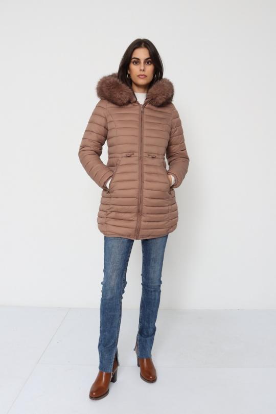 Doudounes Femme Camel CMP55 / DIX-ONZE A086 Efashion Paris
