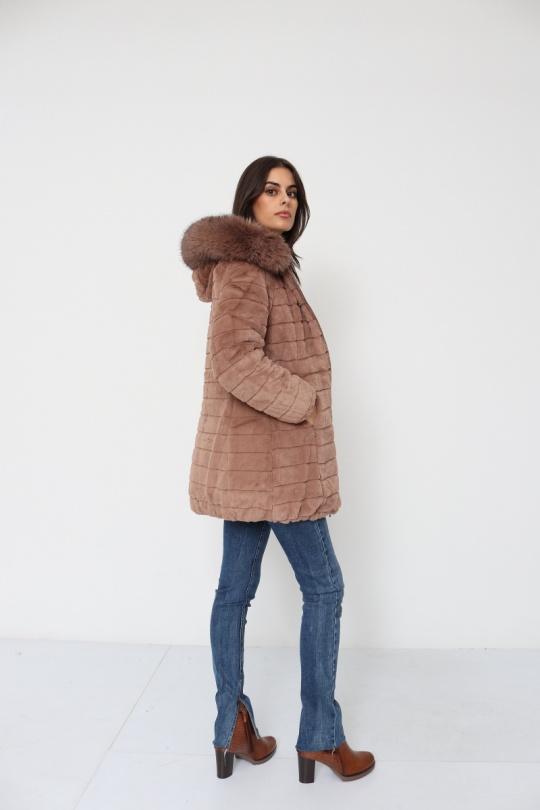 Doudounes Femme Camel CMP55 / DIX-ONZE A086 Efashion Paris