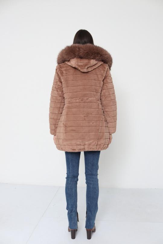 Doudounes Femme Camel CMP55 / DIX-ONZE A086 Efashion Paris