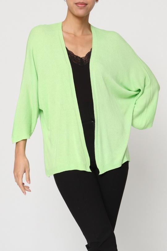 Gilets Femme Vert anis CMP55 / DIX-ONZE Y2237 Efashion Paris