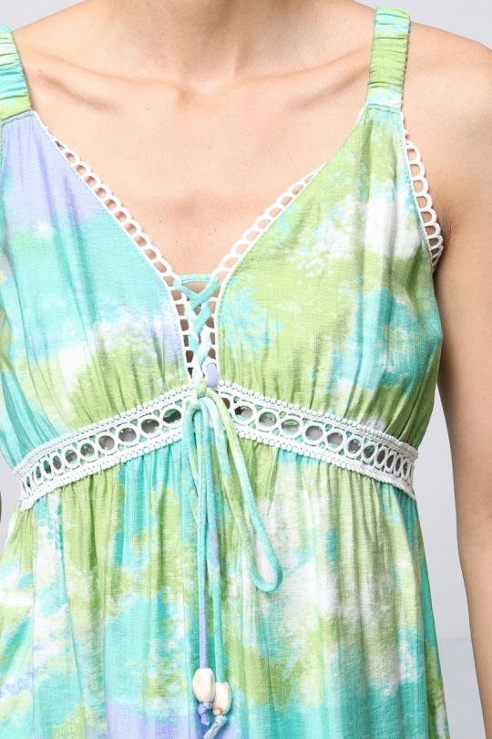 Vestidos largos Mujer Green CMP55 / DIX-ONZE NY008V Efashion Paris