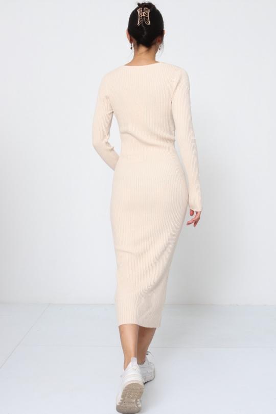 Robes mi-longues Femme Bic CMP55 / DIX-ONZE 8207 Efashion Paris