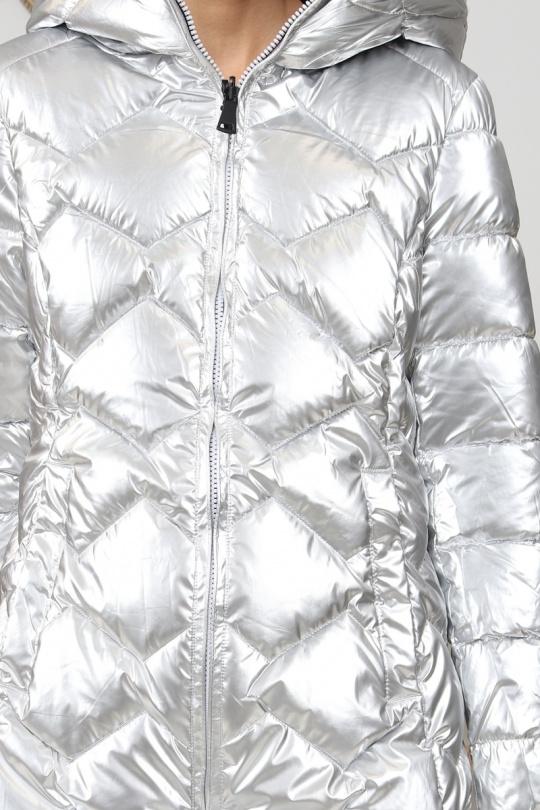 Doudounes Femme Argent CMP55 / DIX-ONZE A122A Efashion Paris