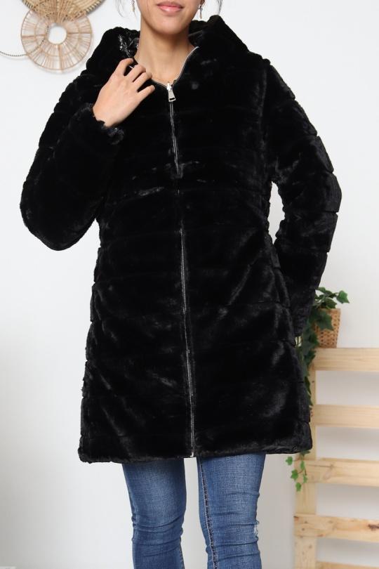 Doudounes Femme Noir CMP55 / DIX-ONZE GS098 Efashion Paris